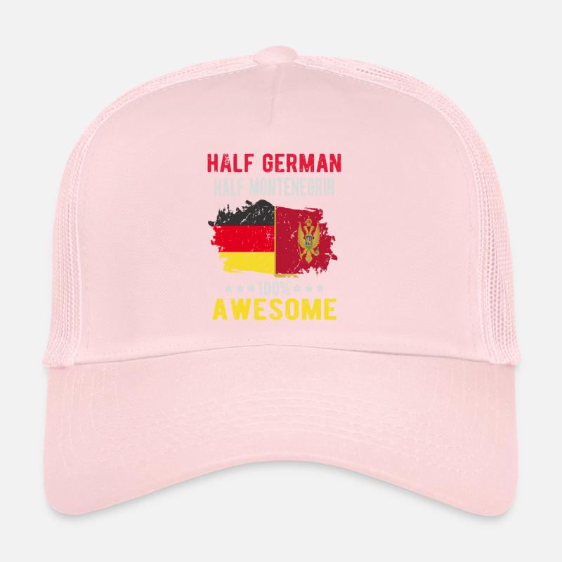Half German half Montenegrins Trucker Cap