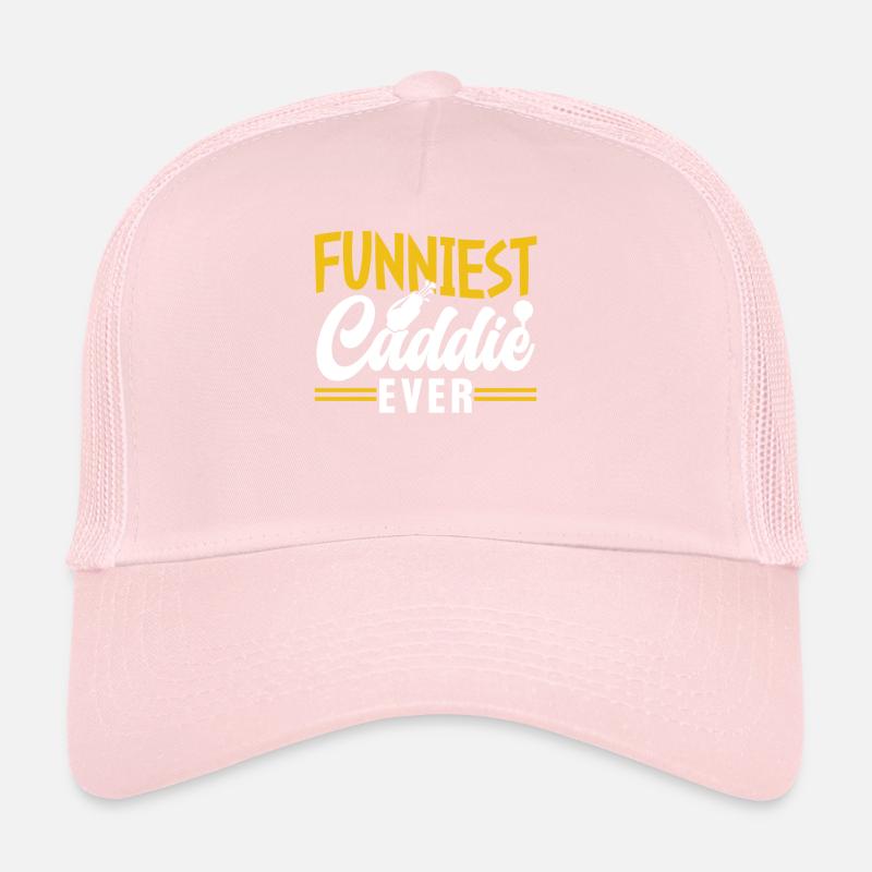 The funniest caddy ever Golfing Golf Trucker Cap
