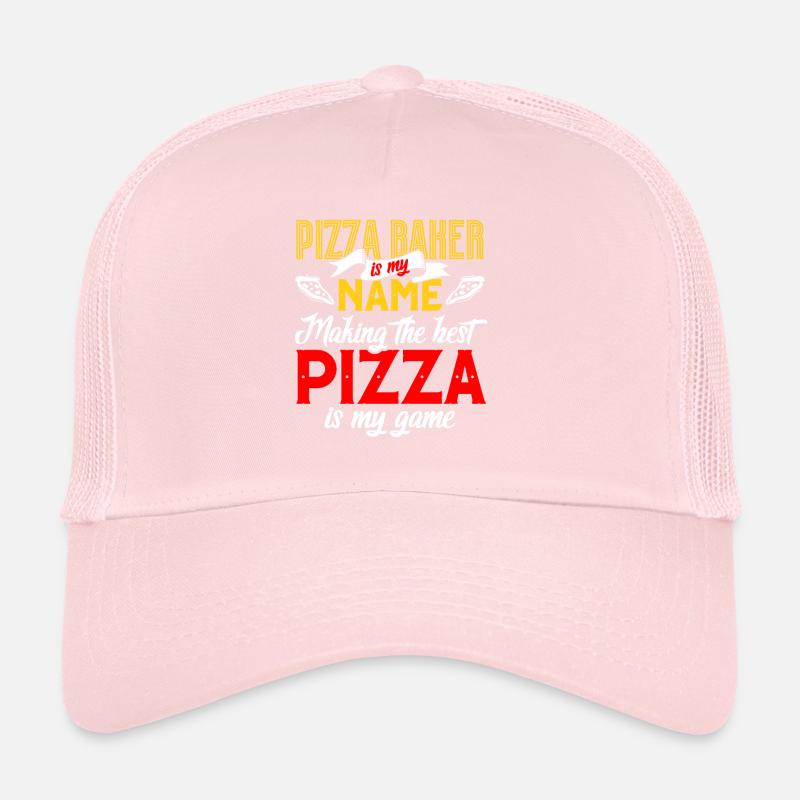 Pizza Baker Pizza Lovers Pizza Cadeau Casquette trucker 