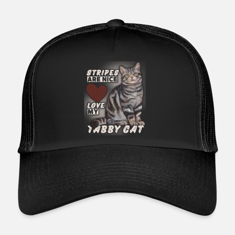 Chat, chat rayé, chat tigré drôle de dicton Casquette trucker 