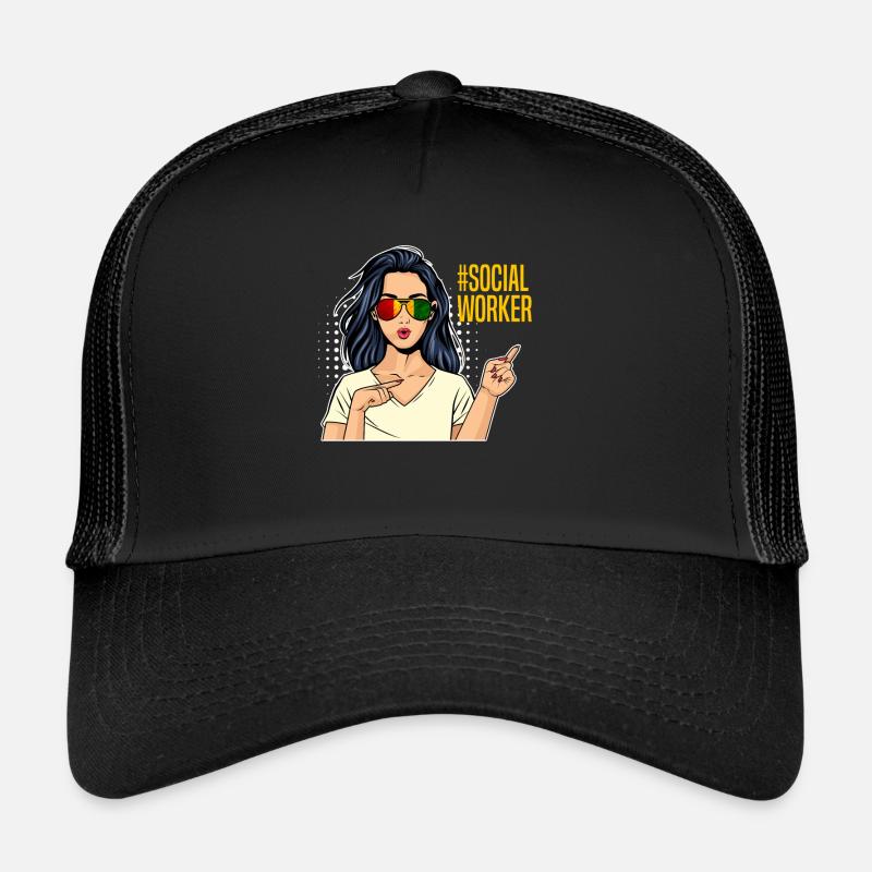 Afrika Ich bin Sozialarbeiterin Trucker Cap