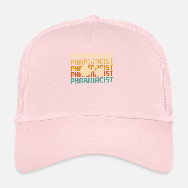 Retro Pharmacist Pharmaceutical Pharmacy Trucker Cap