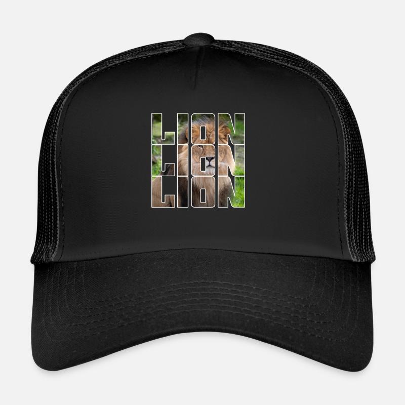 Löwe - Trucker Cap - Schwarz/Schwarz