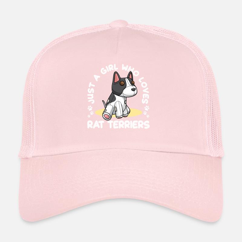 Nur Ein Mädchen, Das Rat Terrier Liebt Trucker Cap