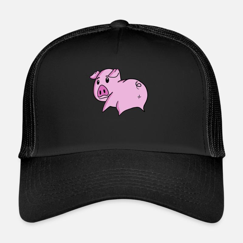 Pig Ass - Pig Butt Casquette trucker 