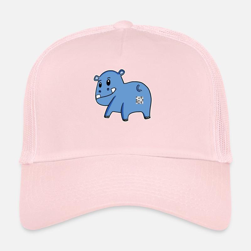 Hippo Ass - Hippopotame Butt Casquette trucker 