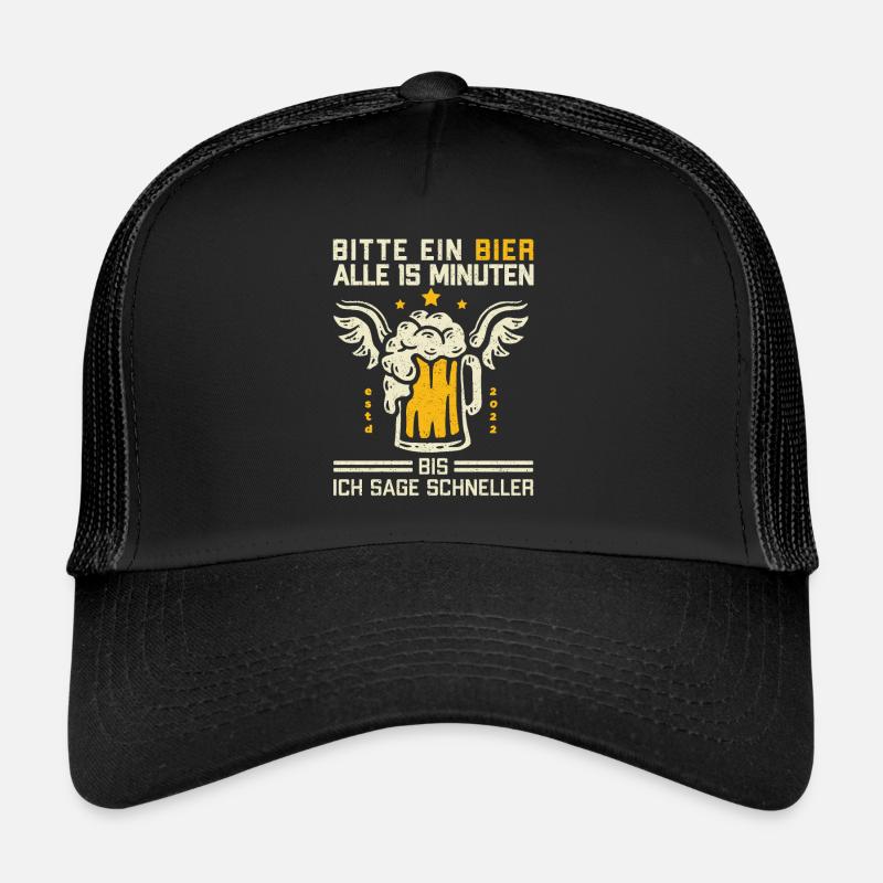 Lustiger Trinkspruch Bier Alkohol Bierliebhaber Trucker Cap