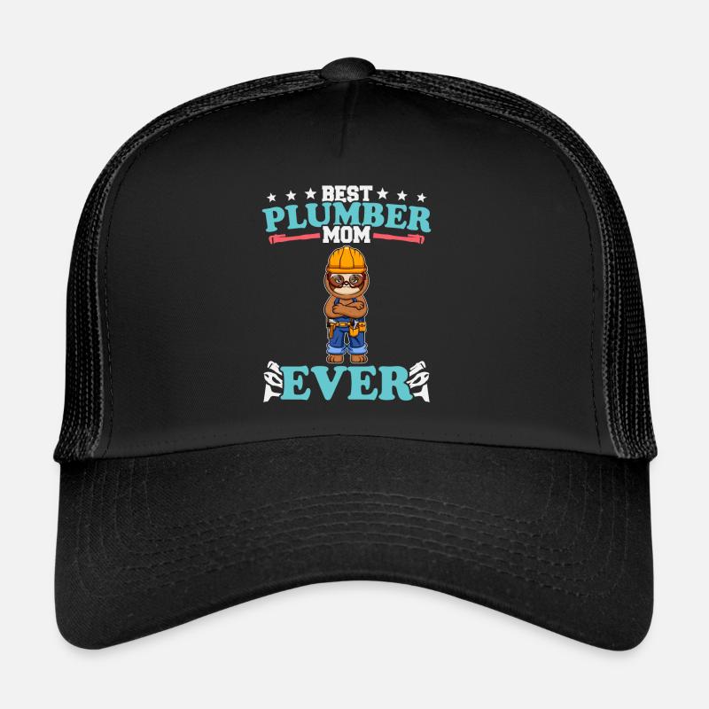 Best Plumber Mom Ever Plumbing Technician Crafts Trucker Cap