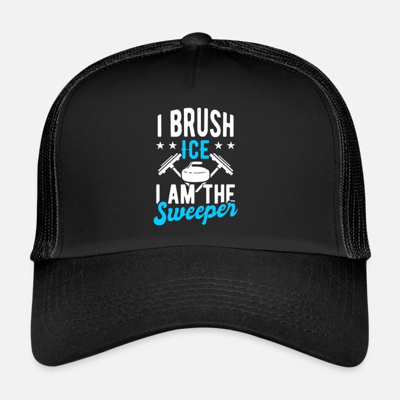Pierre de curling Curler Casquette trucker 