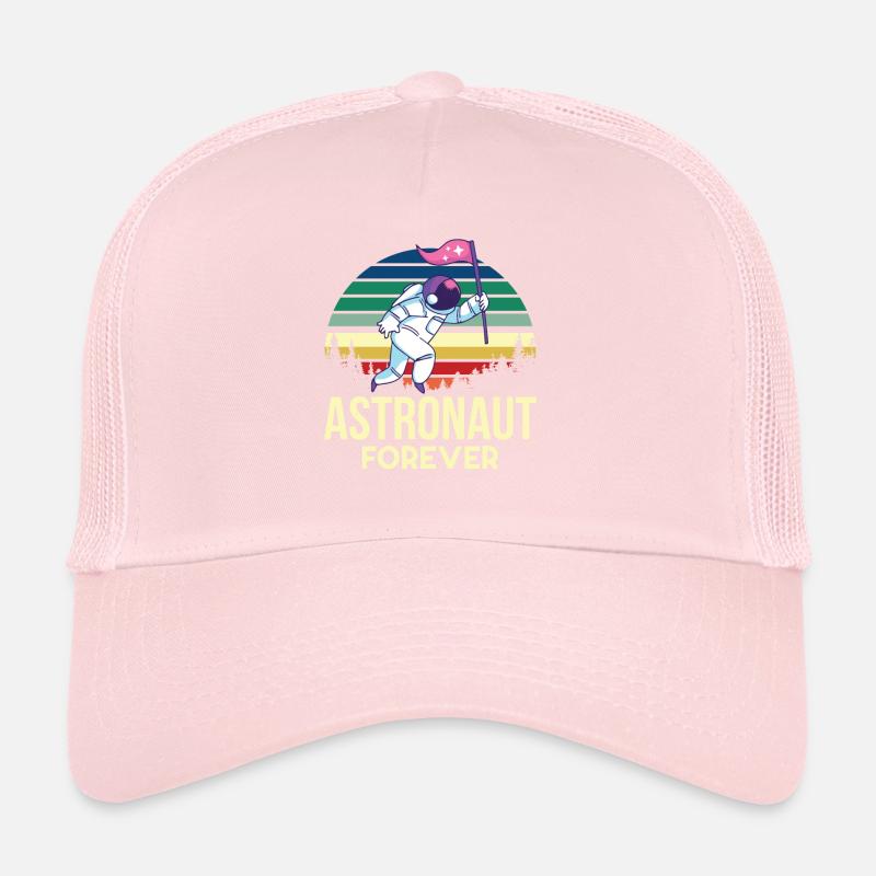 Space Astronaut Retro Planet Solar System Gal Trucker Cap