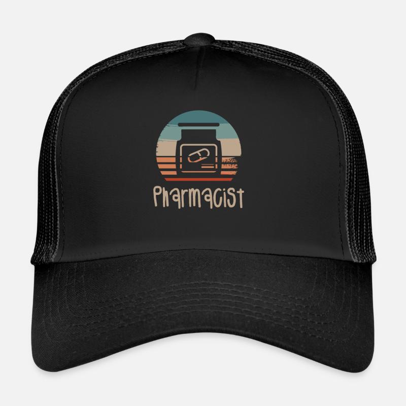 Retro Vintage Pharmacist Pharmacy Trucker Cap