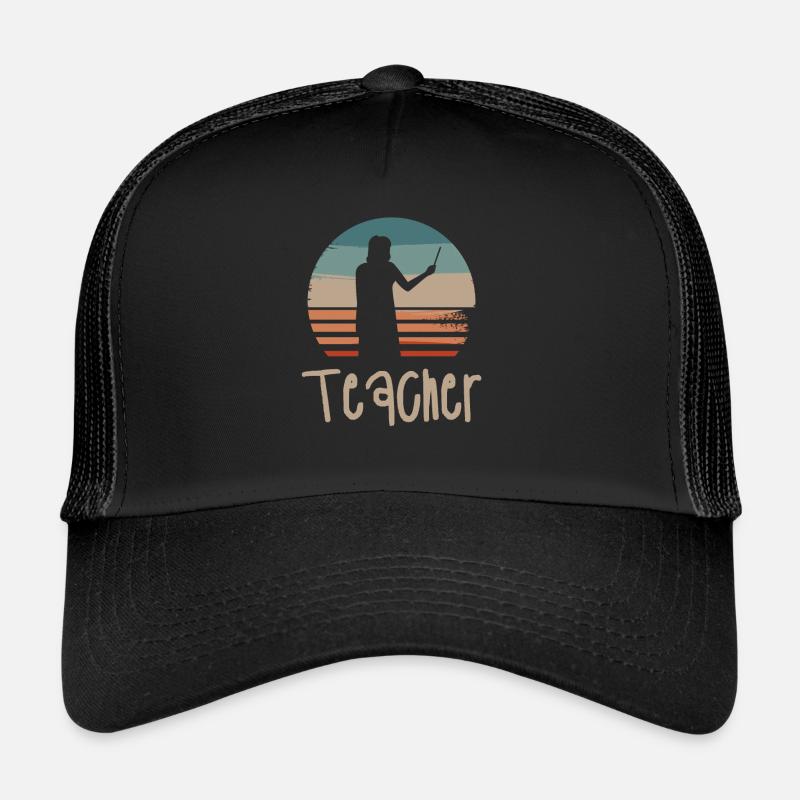 Rétro Vintage Professeur Professeur Enseignant Casquette trucker 