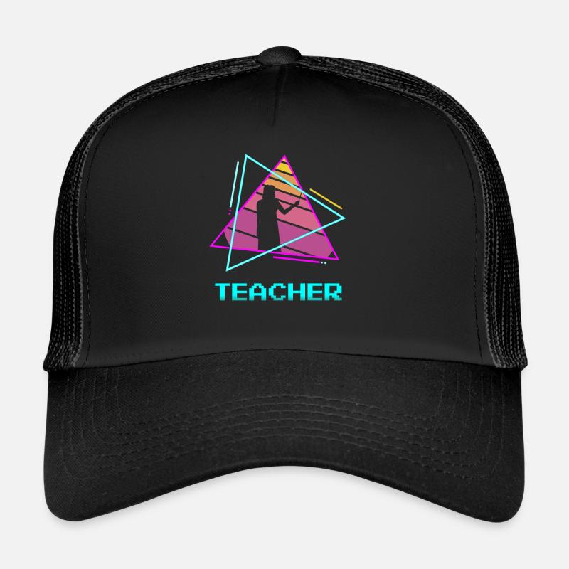 Professeur Rétro Enseignant Enseignement Casquette trucker 