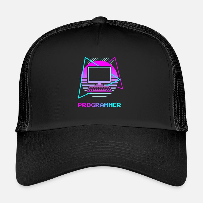 Programmeur rétro Programmation Informatique Casquette trucker 