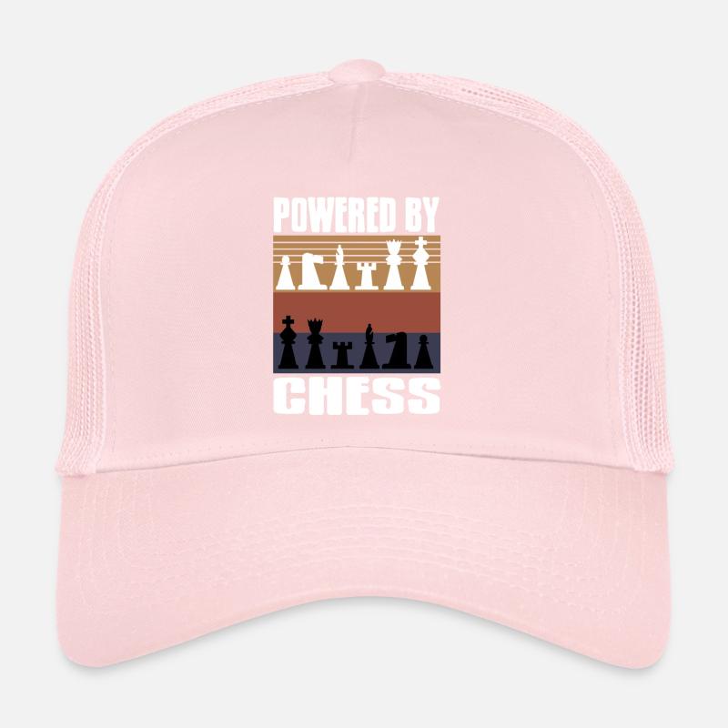 Powered by chess Trucker Cap