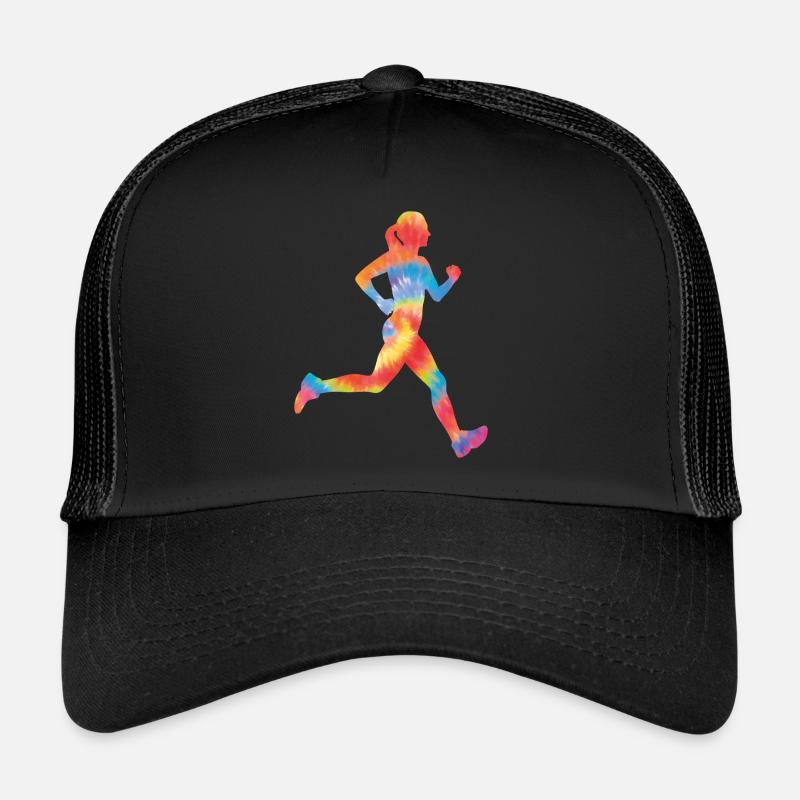 Running Runner Half Marathon Tie Casquette trucker 