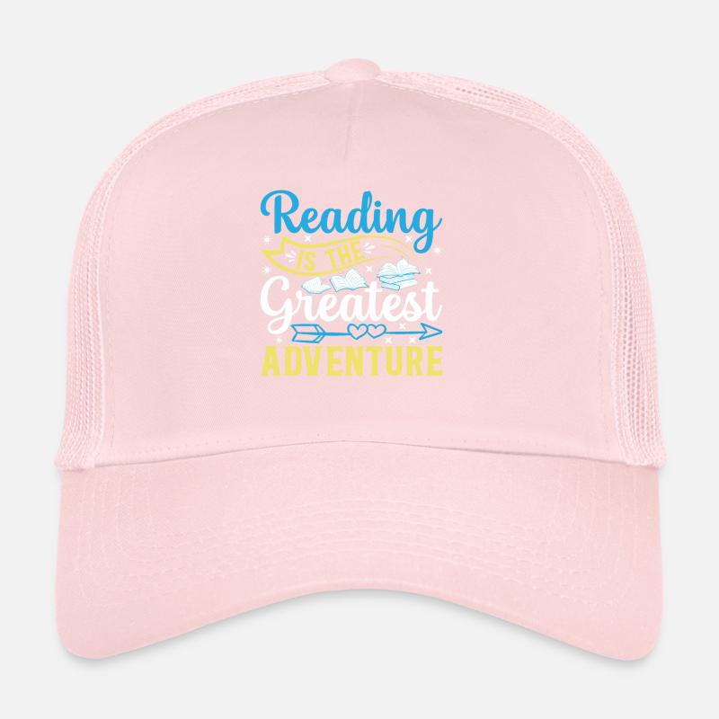 La lecture de bibliothécaire est la plus grande aventure B Casquette trucker 