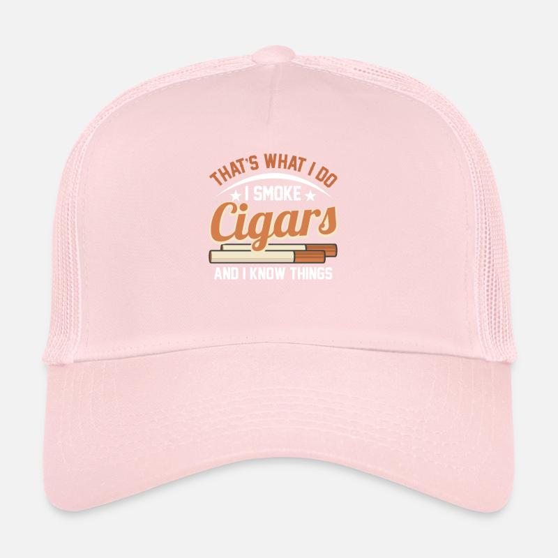 Tabac Nicotine Cigar Lovers Fumeur Casquette trucker 