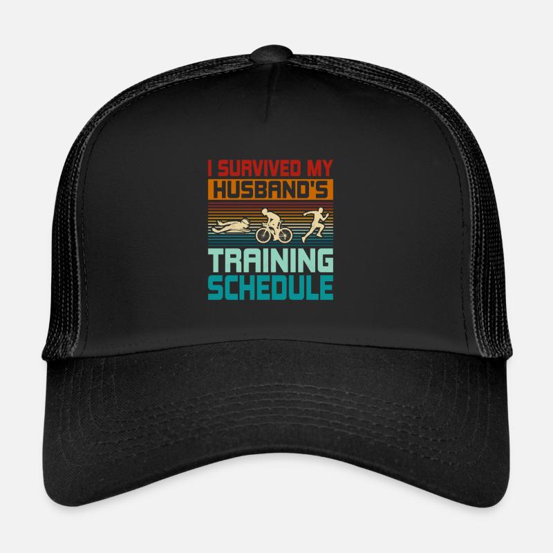 J’ai survécu au Triathlo d’entraînement de mon mari Casquette trucker 