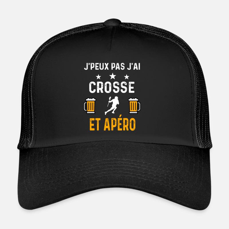 je peux pas j'ai crosse et apéro crosse Casquette trucker 