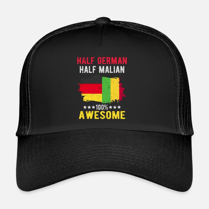 Halb Deutsch Halb Malier Trucker Cap