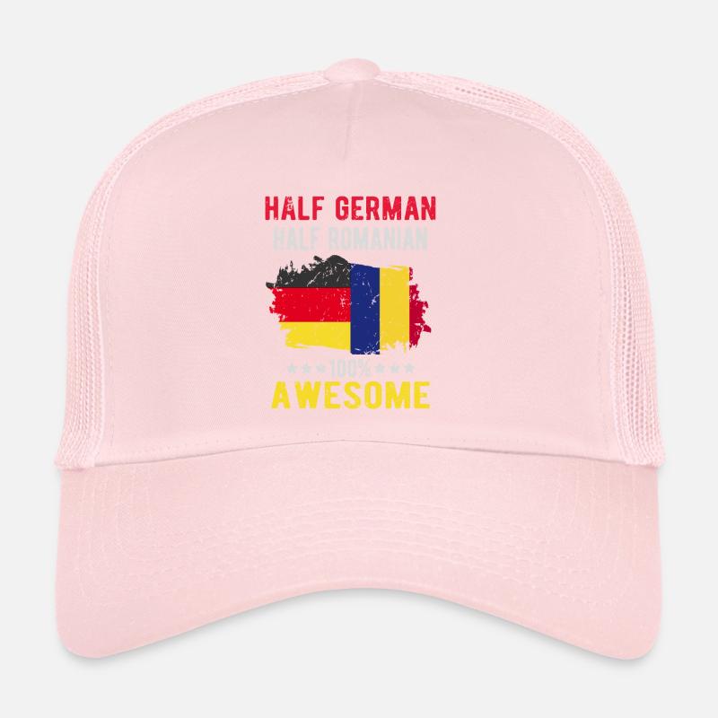 Moitié allemand moitié roumain Casquette trucker 