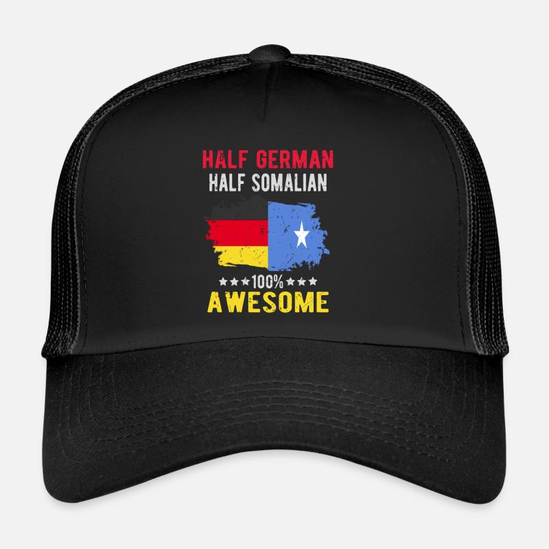 Halb Deutsch Halb Somalier Trucker Cap