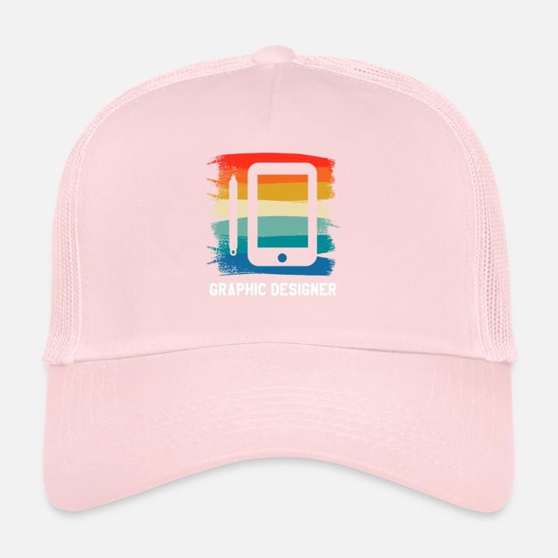 Rétro Vintage Graphiste Design Graphique Casquette trucker 