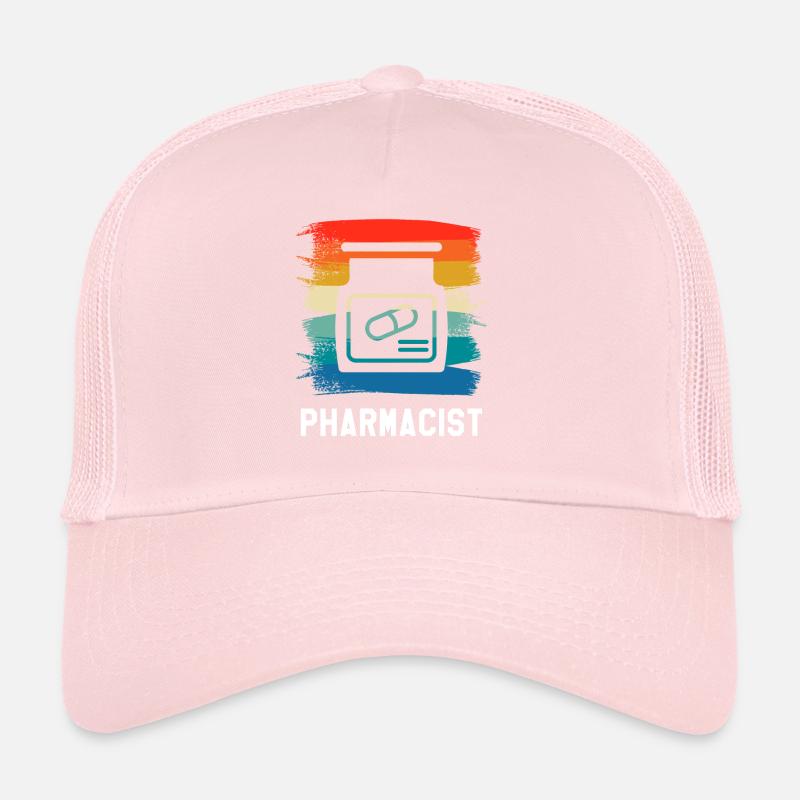 Retro Vintage Pharmacist Pharmacy Trucker Cap
