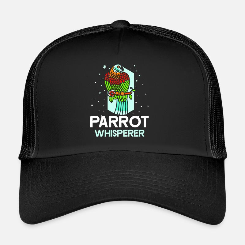 Perroquet Chuchotant Perroquet Chuchoteur Perroquet Doux Casquette trucker 