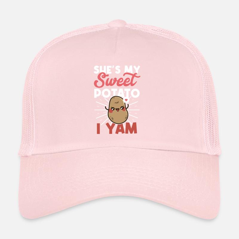 Paire d’igname de patates douces de février Casquette trucker 