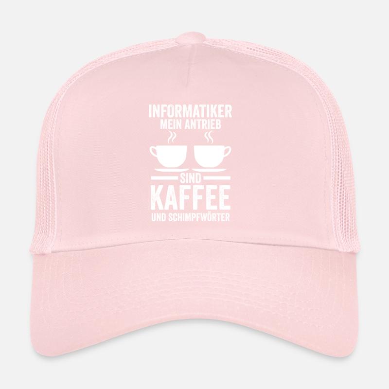 Programmierer Kaffee Informatiker Informatik Trucker Cap