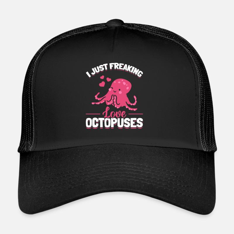 Kraken Octopus Cephalopod - I Just Freaking Love O Casquette trucker 