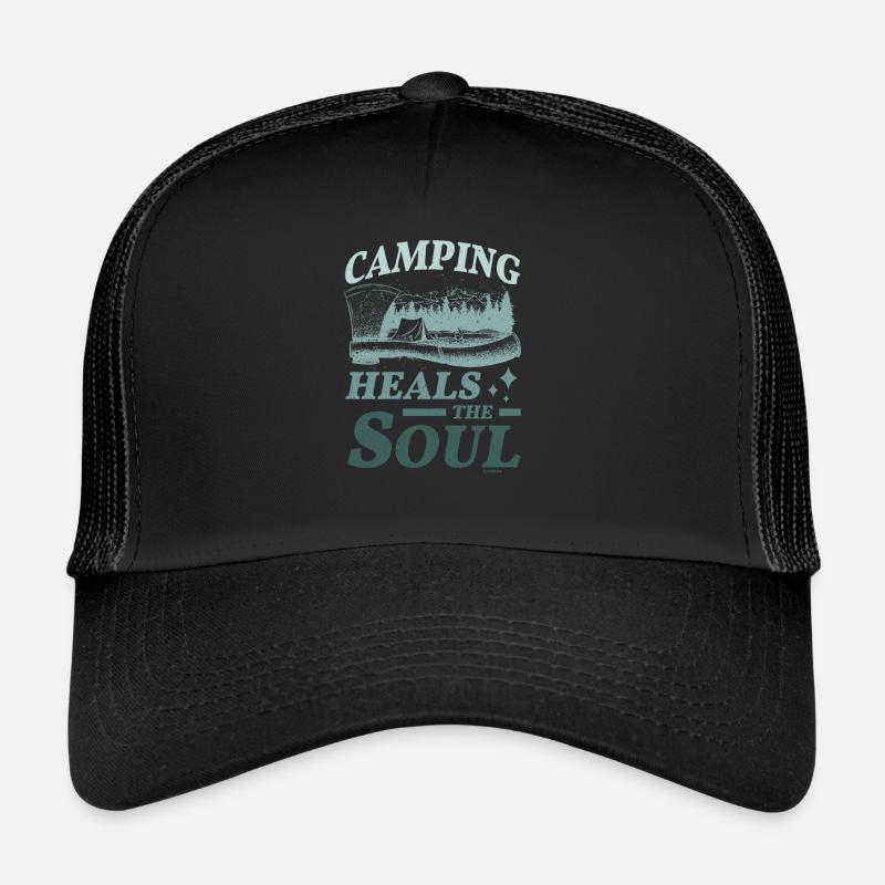 Camping heals the soul Trucker Cap