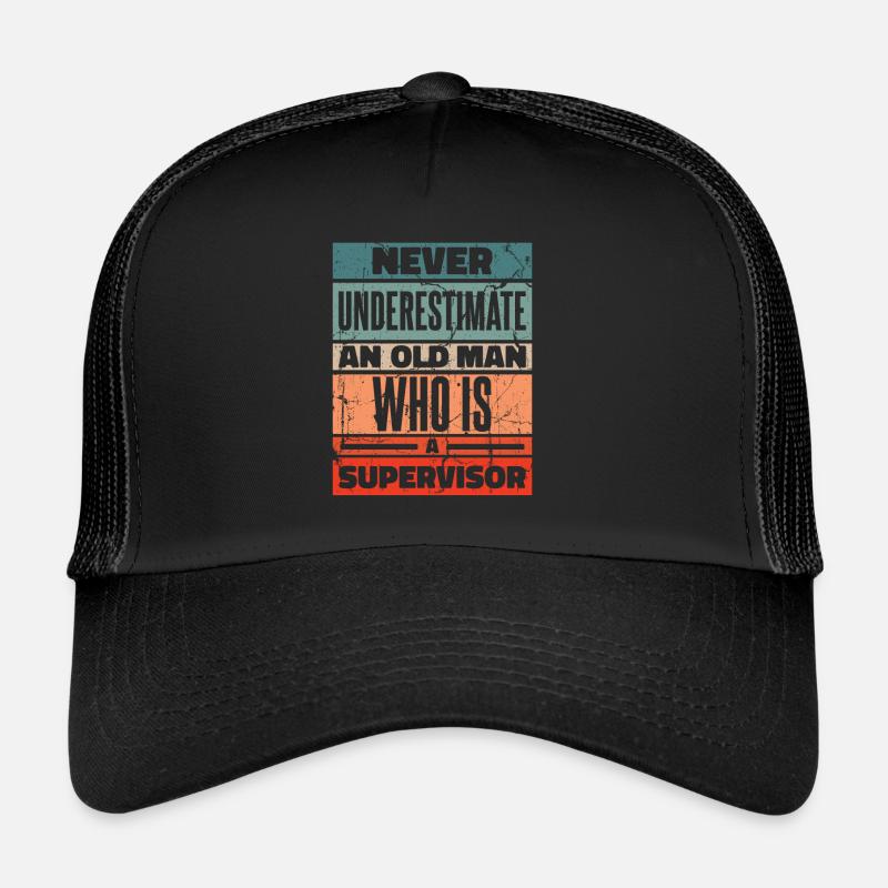 Supervisor profession Trucker Cap