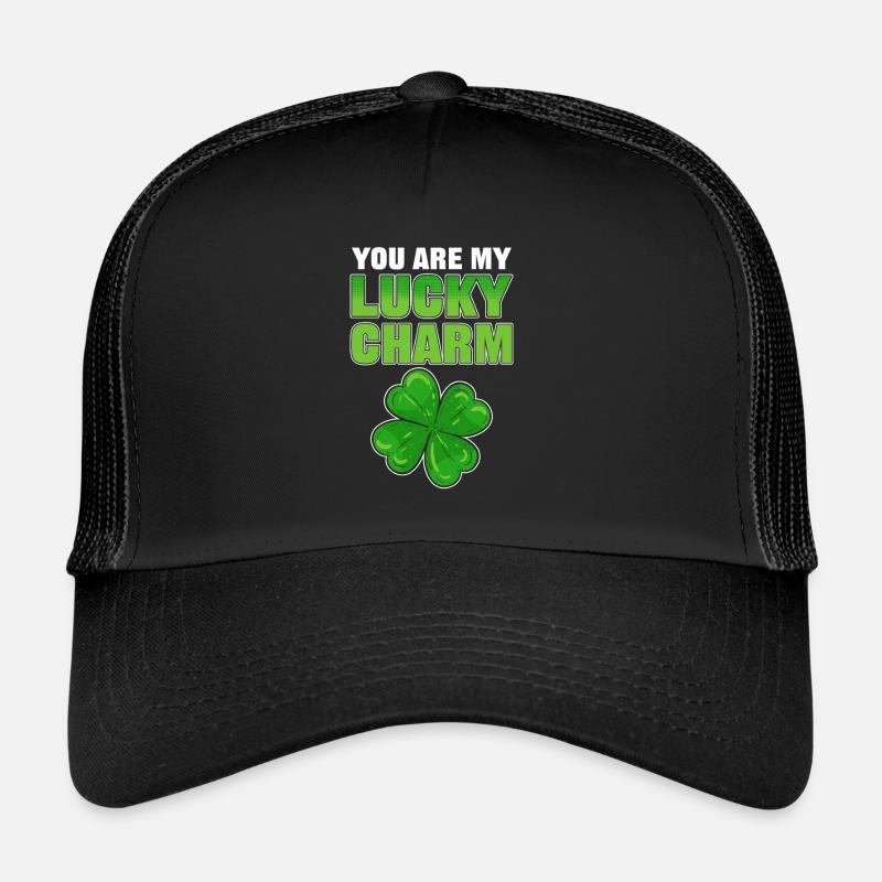 Tu es mon porte-bonheur Trèfle de la Saint-Patrick Casquette trucker 