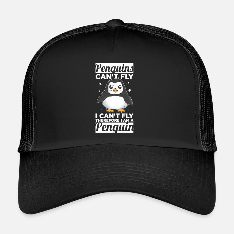 Pinguine Können Nicht Fliegen Ich Bin Ein Pinguin Trucker Cap
