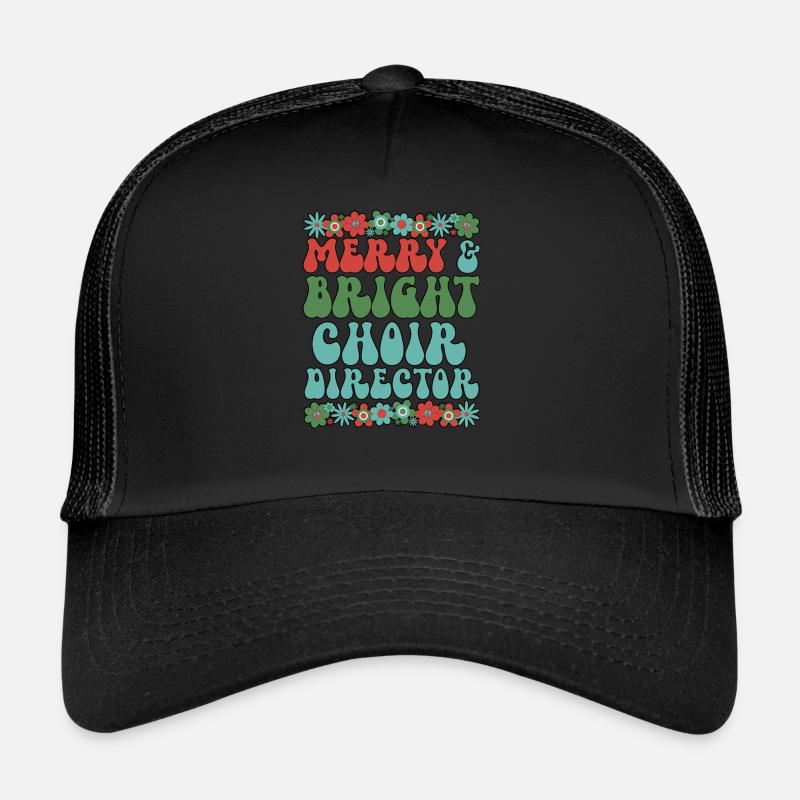 Chef de chœur Chefs de chœur de Noël Cadeau de Noël Casquette trucker 
