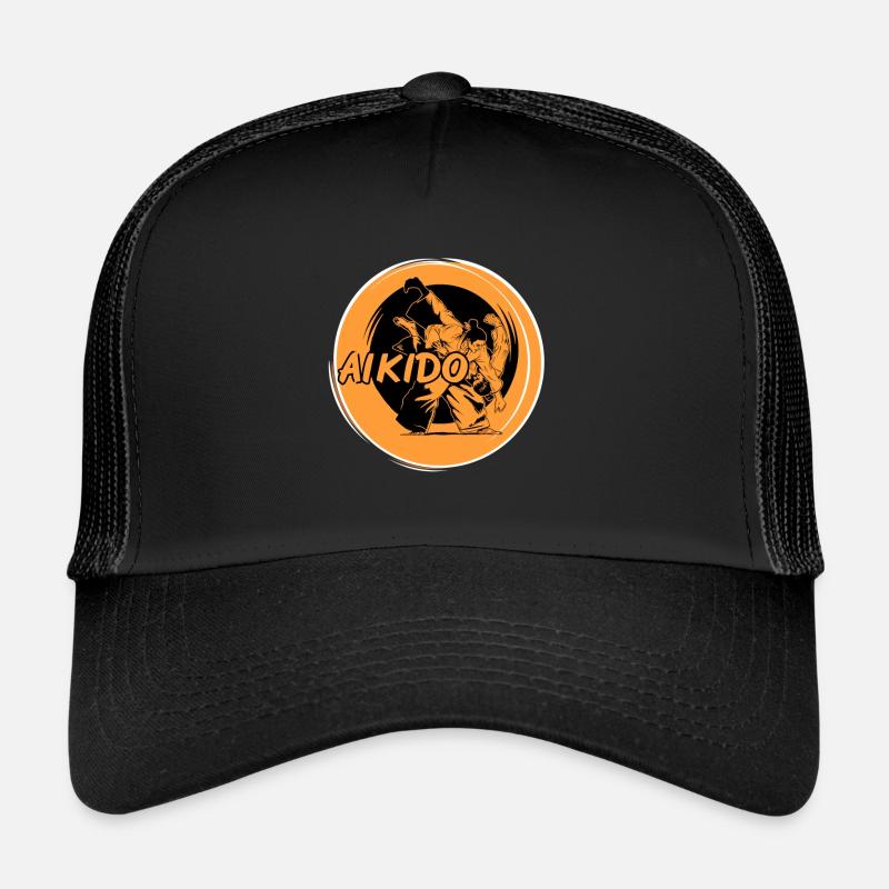 Dojo de maître combattant d’Aïkido Casquette trucker 