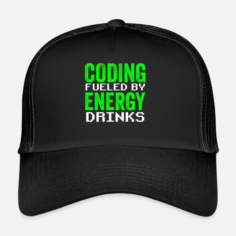 Programmation avec le codage de code du codeur de boissons énergisantes Casquette trucker 