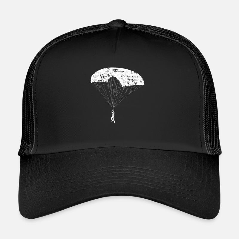 Rétro Vintage Distressed Skydiving Lover Lover Casquette trucker 