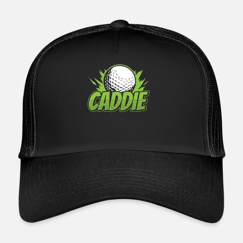 Caddie Golf Golfer Golfing Profession Trucker Cap