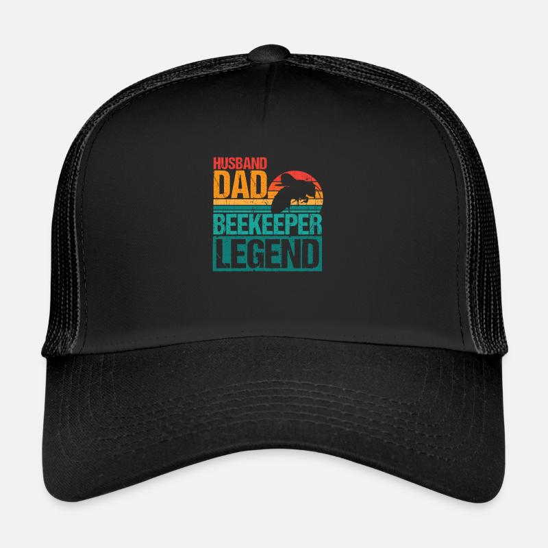 Husband Dad Beekeeper Legend Shirt Imker Trucker Cap