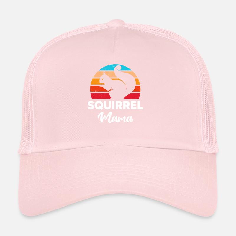Squirrel Mama Squirrel Mom Squirrel Owner Trucker Cap