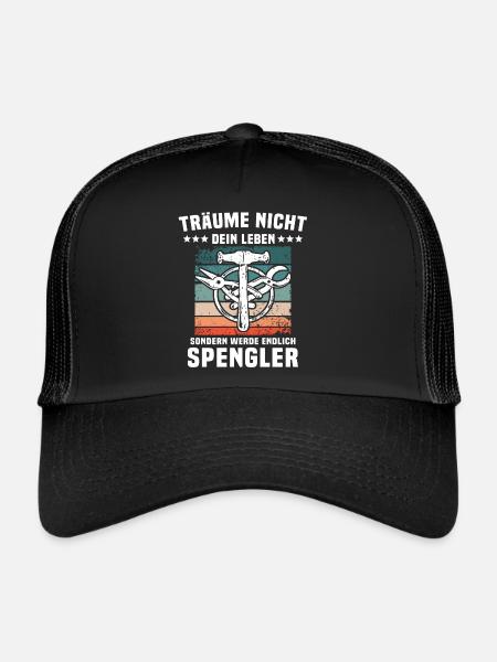 Spengler Spengeln Bauspengler - Trucker Cap - Schwarz/Schwarz