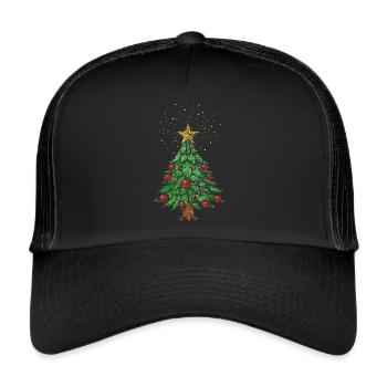 Christmas tree Christmas tree Christmas tree Christmas tree - Trucker Cap - black/black - Front