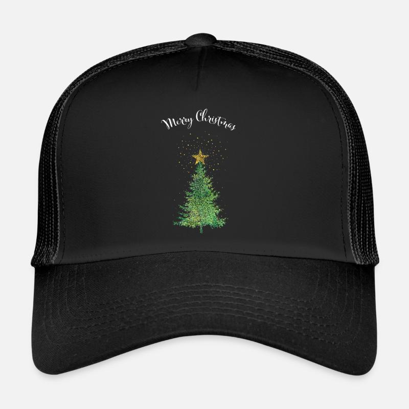 Merry Christmas Weihnachtsbaum Tannenbaum Trucker Cap