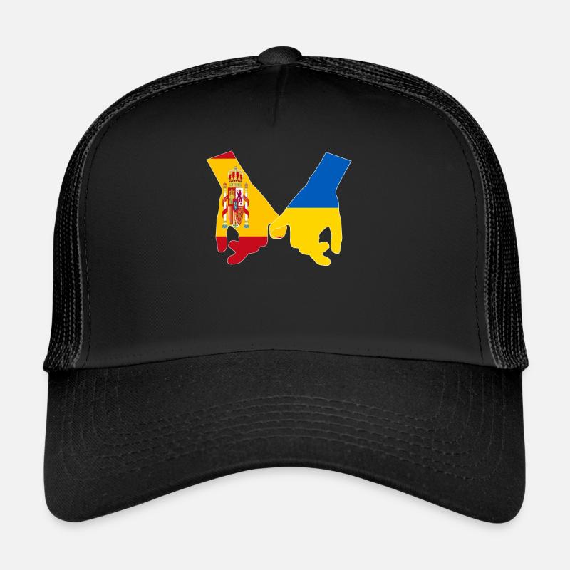 Spain's support for Ukraine dear heart Trucker Cap