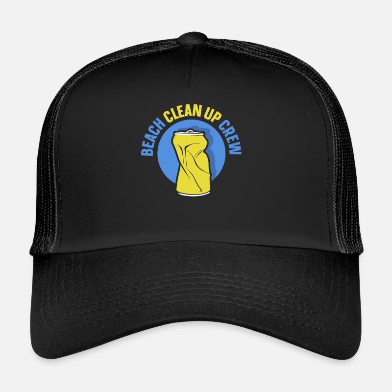 Beach Clean Up Team Beach Beach Cleaning Trucker Cap