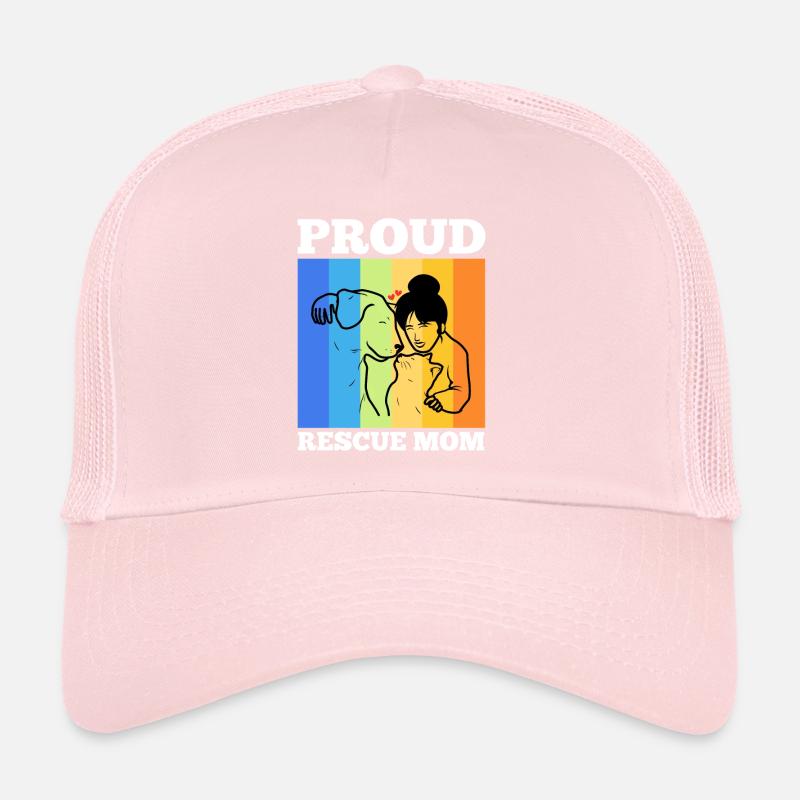 Proud rescue mom Trucker Cap